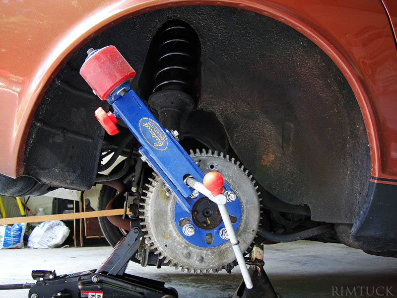 Roll Fender Lips for Tire Clearance with the Eastwood Fender Roller Tool
